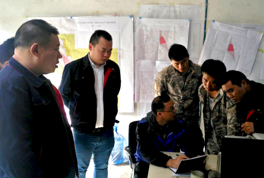 武警黃金地質(zhì)研究所總工程師到貴州開(kāi)元調研指導工作——集團董事長(cháng)許明月赴貴州全程陪同